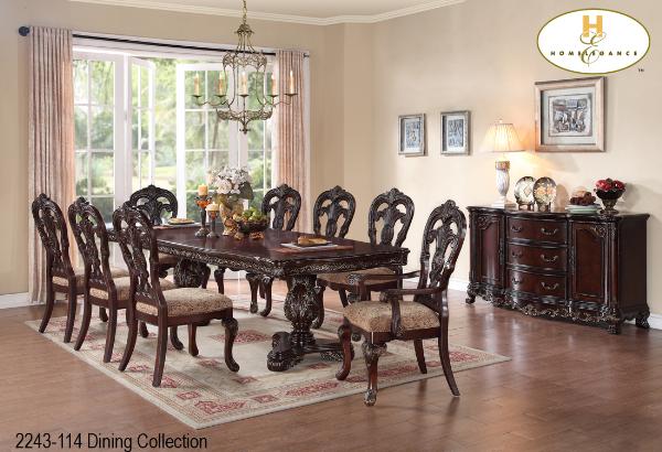2243-114-10pc-dining Dining room set