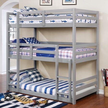 B1735-T3 Triple twin twin splitable bunkbed B1735-T3