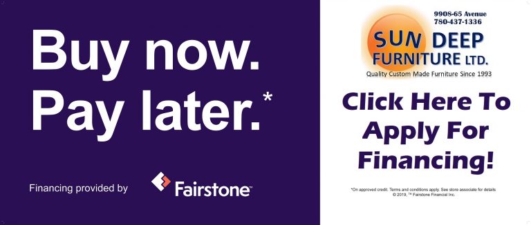 Furniture financing