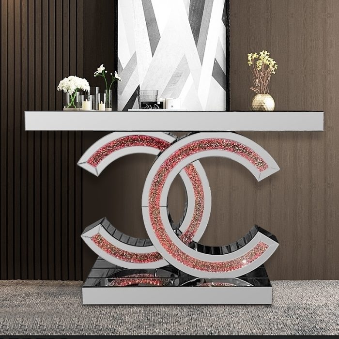 COCO CONSOLE-01 CC Table With LED's and Built In Bluetooth Speaker