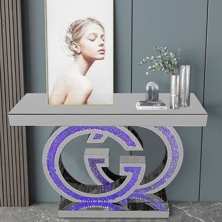 GG CONSOLE-02 GC Table With LED's and Built In Bluetooth Speaker