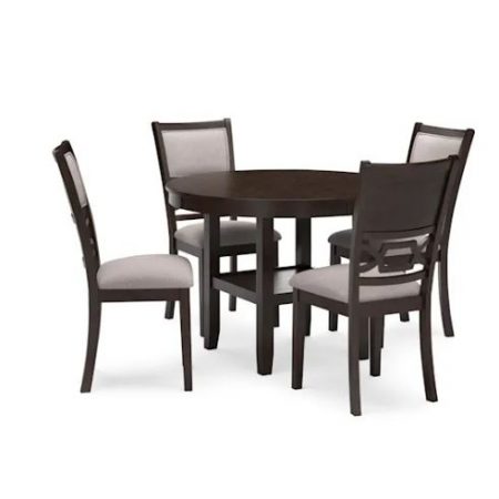 D422-223 D422 Langwest Dining Set - Brown/5-Piece