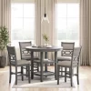 Signature Design by Ashley Langwest 5 pc Counter Height Dinette D422-223