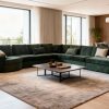 Tub Sectional Green couch