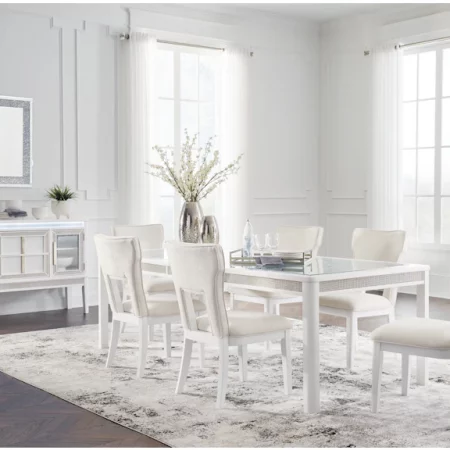 d822-35-0128629-60 D-822 Signature Design By Ashley Chalanna Dining Room Set