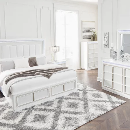 Signature Design by Ashley Chalanna 5 Piece Queen Bedroom Set B822