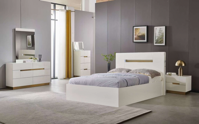 SF- EARL SF-Earl Modern Hydraulic Storage Bed Set
