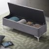 G Bench Storage Velvet Bench